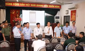 Kỳ thi Trung học Phổ thông quốc gia 2019: Chuẩn bị kỹ lưỡng để đón thí sinh làm thủ tục dự thi