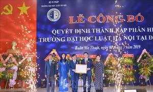 Thành lập phân hiệu Trường Đại học Luật Hà Nội tại Đắk Lắk