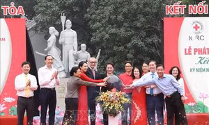 Chủ tịch Quốc hội Nguyễn Thị Kim Ngân tham dự Lễ phát động "Tháng Nhân đạo" 2019