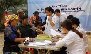 Khám bệnh miễn phí cho đối tượng chính sách, người nghèo ở vùng cao Yên Bái