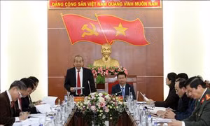 Phó Thủ tướng Trương Hòa Bình kiểm tra công tác phòng, chống tham nhũng tại tỉnh Lào Cai