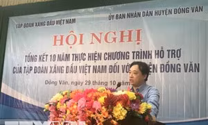 Petrolimex hỗ trợ gần 80 tỷ đồng cho huyện Đồng Văn theo Chương trình 30a