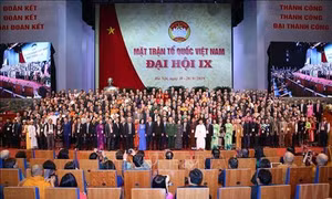 Bế mạc Đại hội đại biểu toàn quốc Mặt trận Tổ quốc Việt Nam lần thứ IX