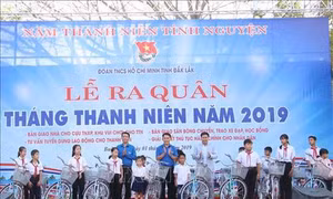 Tỉnh Đoàn Đắk Lắk tổ chức Lễ ra quân Tháng Thanh niên năm 2019