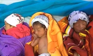 Mổ thành công ca sinh ba cho một phụ nữ Giẻ Triêng ở Quảng Nam