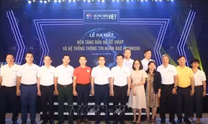 Ra mắt nền tảng Bản đồ số Vmap và Hệ thống thông tin nhân đạo iNhandao