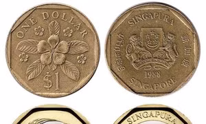 Bí ẩn về đồng xu một đôla may mắn của Singapore