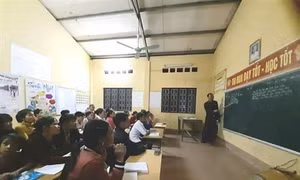 Lớp học xóa mù đặc biệt xã vùng cao biên giới Mường Chanh