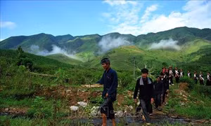 Độc đáo lễ cầu mùa của dân tộc Khơ Mú ở Điện Biên