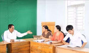 Già làng Nay Bim hiến đất xây dựng trường học vùng khó