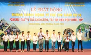 Quảng Bình chung tay vì trẻ em nghèo, trẻ em dân tộc thiểu số