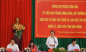 Kiến nghị có cơ chế đặc thù cho giáo viên và học sinh trên địa bàn tỉnh Đắk Nông