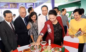 Chủ tịch Quốc hội Nguyễn Thị Kim Ngân dự khai mạc Hội chợ Du lịch Quốc tế Cần Thơ 20194