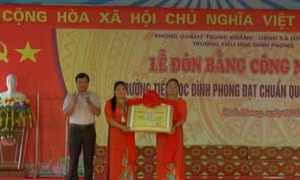 Cao Bằng nỗ lực xây dựng trường đạt chuẩn quốc gia