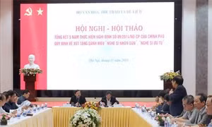 Đóng góp ý kiến để sửa đổi, bổ sung quy định xét tặng danh hiệu Nghệ sỹ Nhân dân, Nghệ sỹ Ưu tú
