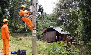 Lưới điện quốc gia về vùng căn cứ địa cách mạng Trà Đông ở tỉnh Quảng Nam