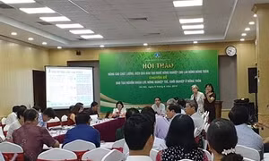 Hội thảo chuyên đề “Đào tạo nguồn nhân lực nông nghiệp trẻ, khởi nghiệp ở nông thôn"