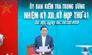 Kỳ họp 41 của Ủy ban Kiểm tra Trung ương: Kiểm tra khi có dấu hiệu vi phạm đối với Ban Thường vụ Đảng ủy Tổng Công ty Thép Việt Nam