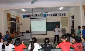 Lớp tiếng Anh miễn phí cho học sinh vùng khó huyện Nghi Lộc