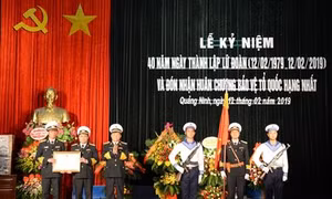 Lữ đoàn 170 Hải quân, Vùng 1 Hải quân đón nhận Huân chương Bảo vệ Tổ quốc hạng Nhất