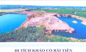 Di tích Thành đất hình tròn Lộc Tấn 2 là di tích khảo cổ quốc gia