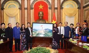 Phó Chủ tịch nước Đặng Thị Ngọc Thịnh tiếp Đoàn đại biểu dân tộc thiểu số tiêu biểu tỉnh Hà Giang