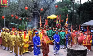 Khai hội Gióng đền Sóc Sơn Tết Kỷ Hợi