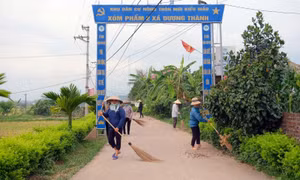 Huyện Phú Bình, tỉnh Thái Nguyên đạt chuẩn nông thôn mới nâng cao