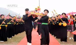 Nô nức trảy hội Lồng Tông truyền thống của đồng bào Tày 