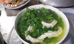 Hương vị canh cá cháo độc đáo "miền chân sóng"