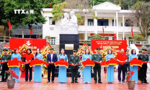 Lai Châu khánh thành tượng đài “Bác Hồ với chiến sĩ Biên phòng”
