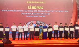 Bế mạc Liên hoan nghệ thuật hát Then, đàn Tính các dân tộc Tày, Nùng, Thái lần thứ VII, năm 2024