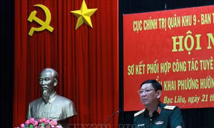 Bổ nhiệm Chính ủy Quân khu 9 làm Phó Tổng Tham mưu trưởng Quân đội nhân dân Việt Nam