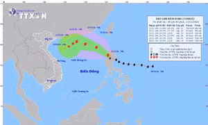 Bão số 7 suy yếu thành áp thấp nhiệt đới