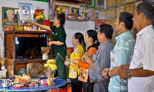 Bình dị hình ảnh Bác Hồ trong lòng nhân dân Cà Mau