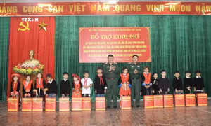 Hỗ trợ xây nhà tình nghĩa, nhà đại đoàn kết tại nơi thành lập Quân đội nhân dân Việt Nam