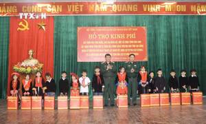 Hỗ trợ xây nhà tình nghĩa, nhà đại đoàn kết tại nơi thành lập Quân đội nhân dân Việt Nam