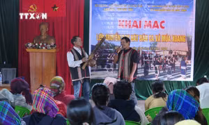 Bảo tồn hát dân ca và múa xoang dân tộc Xơ Đăng