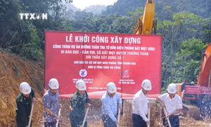 Thanh Hóa khởi công xây dựng công trình Đường tuần tra biên giới