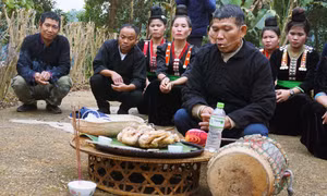 Tái hiện lễ Tạ ơn (Pang Phoóng) của dân tộc Kháng