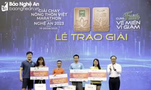 Bế mạc Giải chạy Nông thôn Việt marathon – Nghệ An 2023