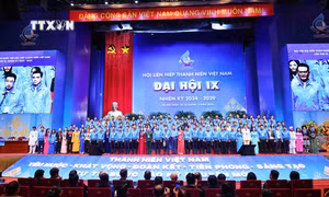 Bế mạc Đại hội IX Hội Liên hiệp Thanh niên Việt Nam
