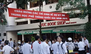 Bắt đầu kỳ thi quốc gia 2015: Chúc các em thi tốt!