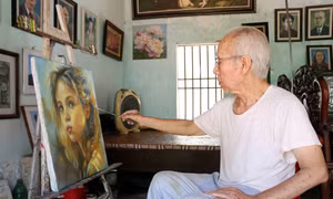 Độc đáo 'làng tranh' nơi xứ đạo