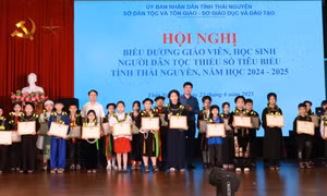 Thái Nguyên: Vinh danh 110 giáo viên, học sinh dân tộc thiểu số tiêu biểu trong dạy và học
