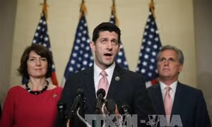 Ông Paul Ryan được bầu làm Chủ tịch Hạ viện Mỹ