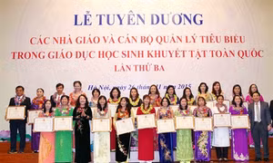 Tuyên dương 194 nhà giáo, cán bộ quản lý tiêu biểu về giáo dục học sinh khuyết tật