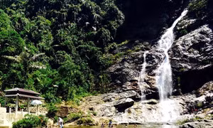 Phong cảnh thác Trắng Minh Long