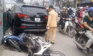 "Xe điên" đâm liên hoàn trên đường Trường Chinh, Hà Nội