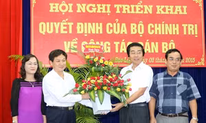 Đồng chí Lê Minh Khái, được bầu giữ chức Bí thư Tỉnh ủy Bạc Liêu